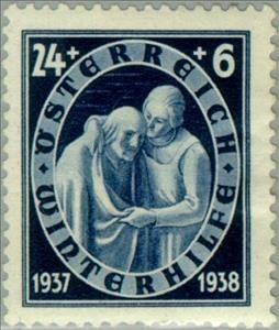 Stamp, Old people's care, Austria,  , Healthcare, Old Age