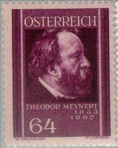 Stamp, Theodor Meynert (1833-92) psychiatrist, Austria,  , Healthcare, Psychiatrists