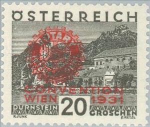 Stamp, Dürnstein, Lower Austria, Austria,  , Landscapes, Towers, Rotary, Townscapes / City Views