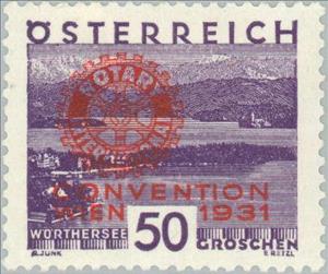 Stamp, Wörthersee, Kärnten, Austria,  , Landscapes, Rotary, Lakes