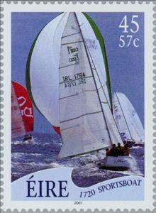 Stamp, 1720 Sportsboat, Ireland,  , Ships, Sport, Aquatic Sports, Sailing, Sailing Ships