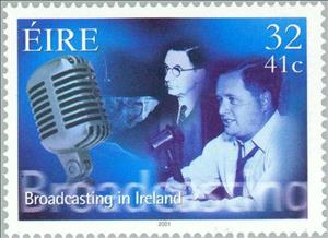 Stamp, Broadcasting in Ireland, Ireland,  , Communication, Broadcasting Corporations, Radio