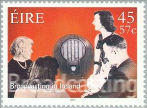 Stamp, Broadcasting in Ireland, Ireland,  , Communication, Broadcasting Corporations, Families, Radio
