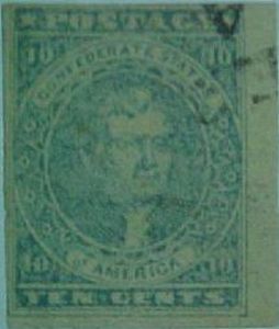 Stamp, Thomas Jefferson, Confederate States of America,  , Heads of State