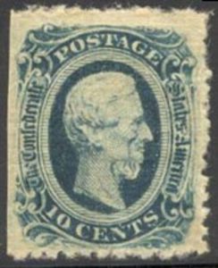 Stamp, Jefferson Davis, Confederate States of America,  , Heads of State