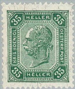 Stamp, Emperor Franz Joseph, Austria,  , Heads of State, Emperors