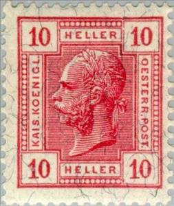 Stamp, Emperor Franz Joseph, Austria,  , Heads of State, Emperors