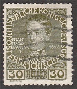 Stamp, Emporer Franz Joseph in 1848, Austria,  , Heads of State, Emperors