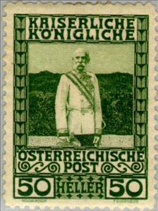 Stamp, Emperor Franz Joseph in marshal uniform, Austria,  , Heads of State, Uniforms, Emperors, Generals