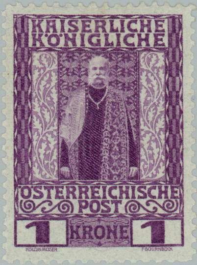 Emperor Franz Joseph in coronation vestment