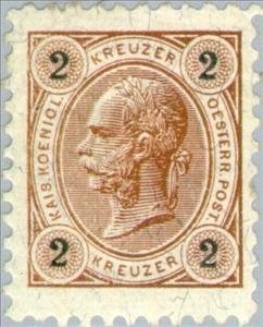 Stamp, Emperor Franz Joseph, Austria,  , Heads of State, Emperors