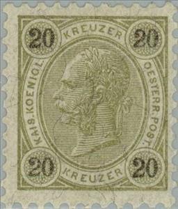 Stamp, Emperor Franz Joseph, Austria,  , Heads of State, Emperors