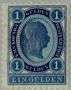 Stamp, Emperor Franz Joseph, Austria,  , Heads of State, Emperors