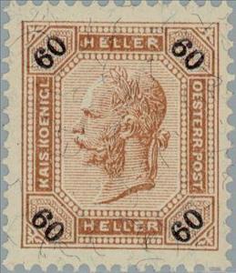 Stamp, Emperor Franz Joseph, Austria,  , Heads of State, Emperors