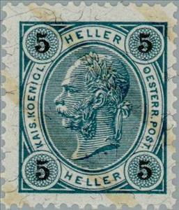 Stamp, Emperor Franz Joseph, Austria,  , Heads of State, Emperors