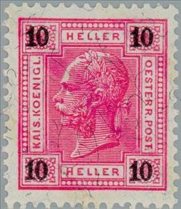 Stamp, Emperor Franz Joseph, Austria,  , Heads of State, Emperors
