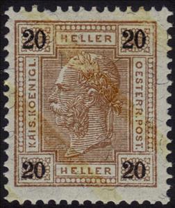 Stamp, Emperor Franz Joseph, Austria,  , Heads of State, Emperors