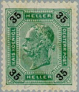 Stamp, Emperor Franz Joseph, Austria,  , Heads of State, Emperors