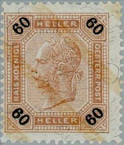 Stamp, Emperor Franz Joseph, Austria,  , Heads of State, Emperors