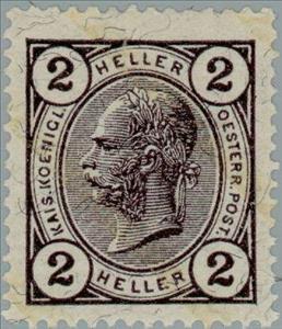 Stamp, Emperor Franz Joseph, Austria,  , Heads of State, Emperors