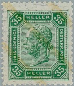 Stamp, Emperor Franz Joseph, Austria,  , Heads of State, Emperors