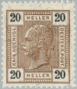 Stamp, Emperor Franz Joseph, Austria,  , Heads of State, Emperors