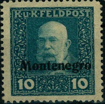 Overprint MONTENEGRO