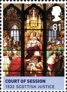 Stamp, Court Of Sessions, United Kingdom of Great Britain & Northern Ireland,  , Historic Sites