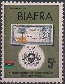 Stamp, Banknote, Biafra,  , Banknotes