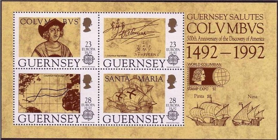 500th Anniv of Discovery of America by Columbus
