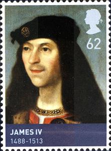 Stamp, King James IV, United Kingdom of Great Britain & Northern Ireland,  , Royalty, Kings