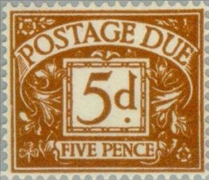 Stamp, Postage Due, United Kingdom of Great Britain & Northern Ireland,  , Numbers