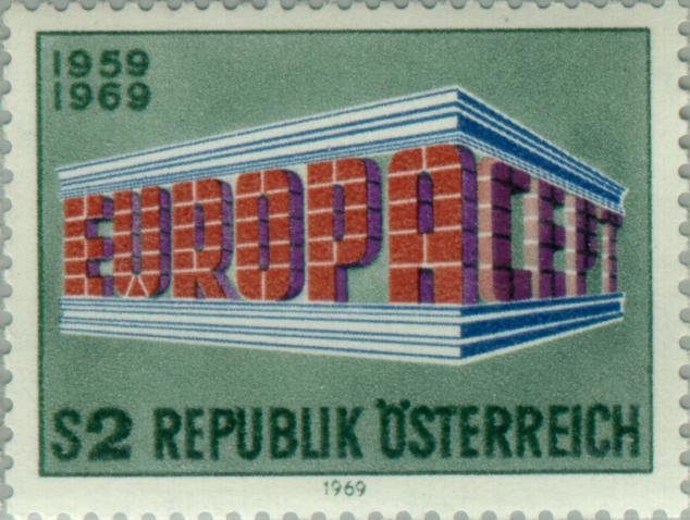 "EUROPA" & "CEPT" forming a temple