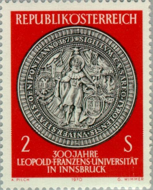Oldest seal of the Innsbruck University