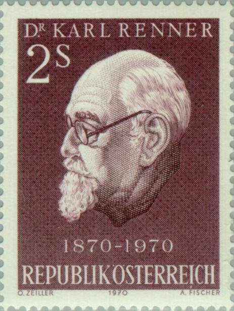 Renner, Dr. Karl (1870-1950) federal president