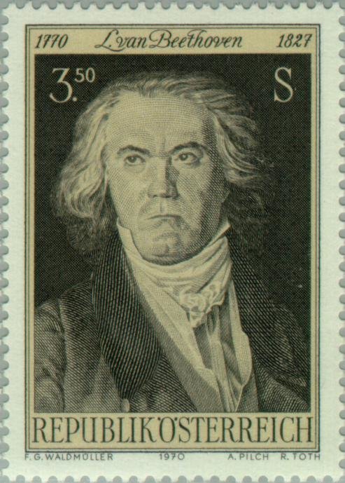 Beethoven, Ludwig van (1770-1827) composer, by F. Waldmüller