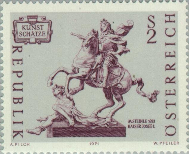 Rider statue emperor Josef I, by Matthias Steinle
