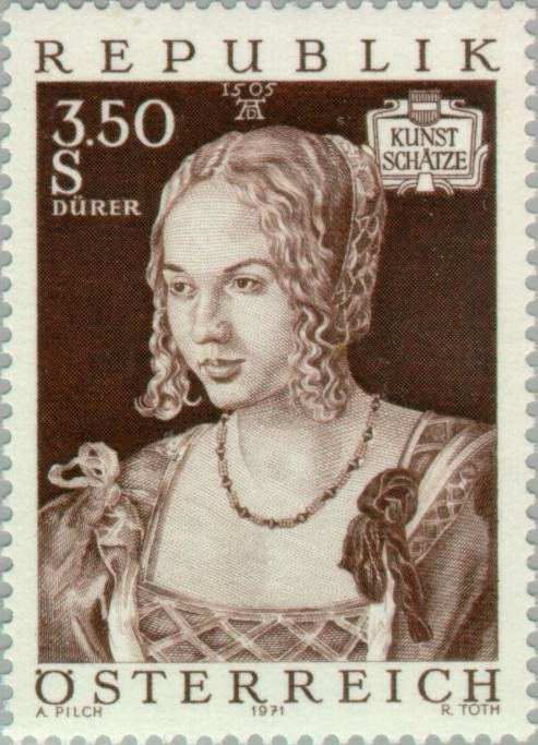 "Venice Girl" by Albrecht Dürer (1471-1528)