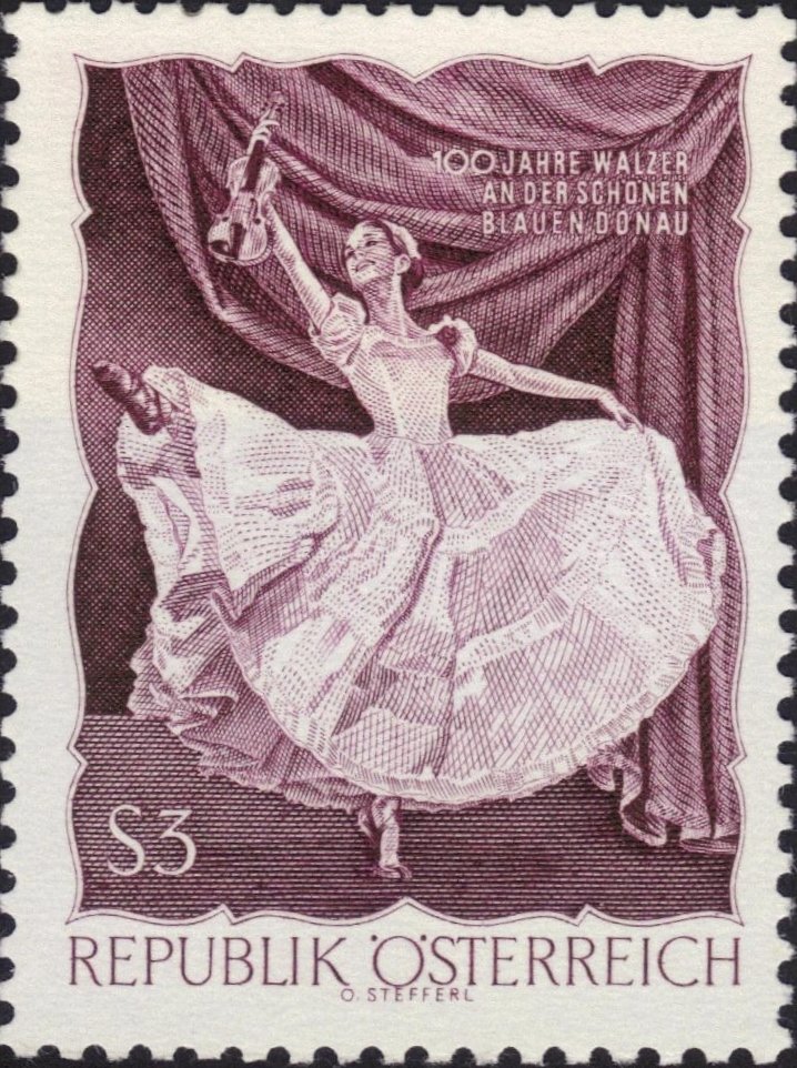 Dancing girl doing a ballet waltz