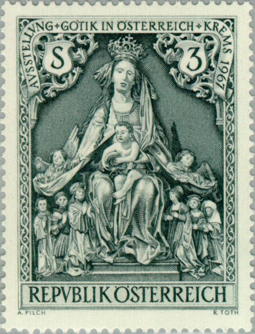 Virgin of Mercy in Frauenstein Church, wood sculpture (c. 15
