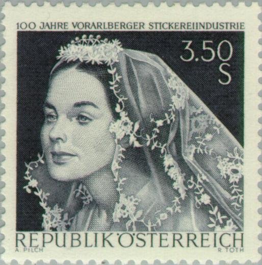 Bride's veil from Vorarlberg