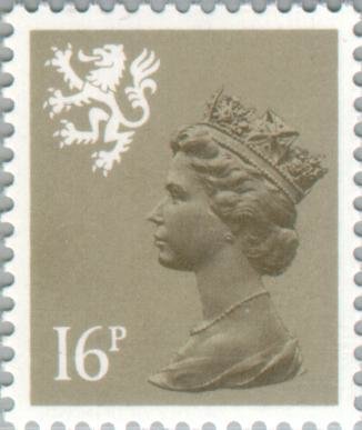 Queen Elizabeth II - Scotland - Machin Portrait
