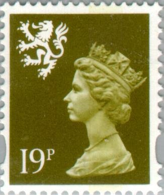 Queen Elizabeth II - Scotland - Machin Portrait