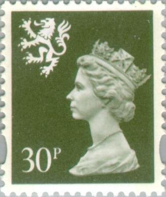 Queen Elizabeth II - Scotland - Machin Portrait