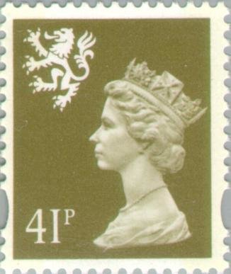 Queen Elizabeth II - Scotland - Machin Portrait