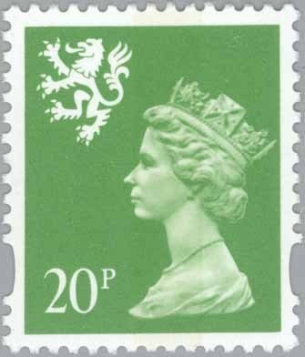Queen Elizabeth II - Scotland - Machin Portrait