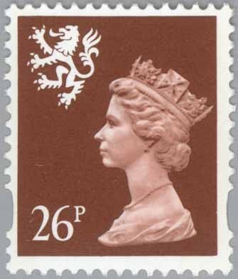 Queen Elizabeth II - Scotland - Machin Portrait