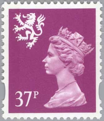 Queen Elizabeth II - Scotland - Machin Portrait