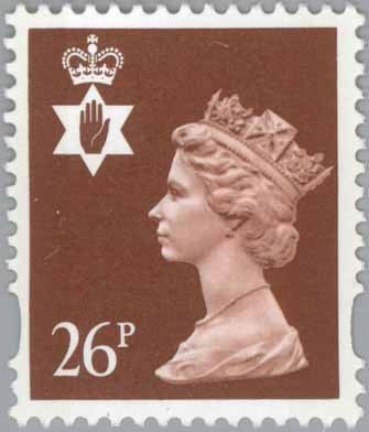 Queen Elizabeth II - Northern Ireland - Machin Portrait