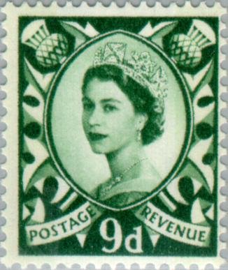 Queen Elizabeth II - Scotland - Wilding Portrait